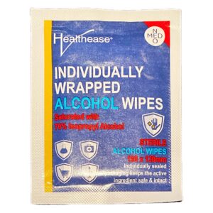 Healthease Alcohol Wipe Singles 70%