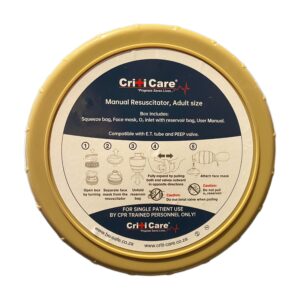 CritiCare Pocket Bag-Valve Resuscitator Mask (BVM)